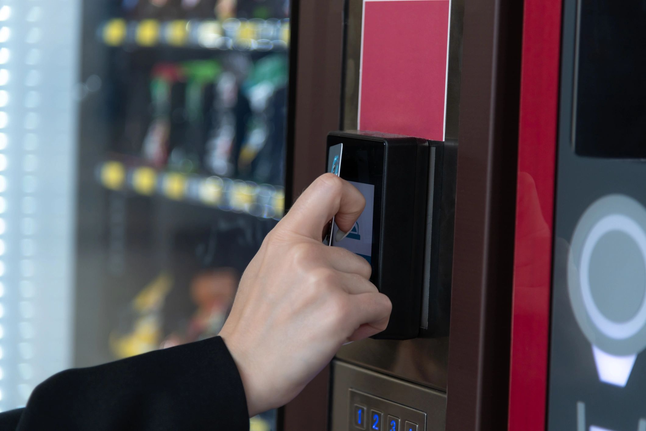 healthy snack vending machine in school